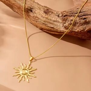 Sun Necklace Summer Necklace